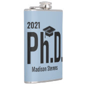 Individuelle Name, Jahr und Farbe Doktortitel: Flachmann (Rechts)