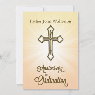 Individuelle Name, Jahrestag der Ordination, Einla Einladung