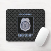 Individuelle Name, Jahrestag mit Polizeidirektion Mousepad (Mit Mouse)