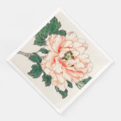 INDIVIDUELLE NAME JAPANESE PRINT BLUME. SERVIETTE (Ecke)