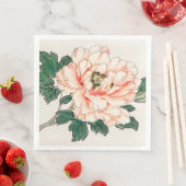 INDIVIDUELLE NAME JAPANESE PRINT BLUME. SERVIETTE (Beispiel)