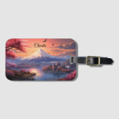 individuelle Name japanisch Landschaft tokyo mt.fu Gepäckanhänger (Vorderseite (Horizontal))