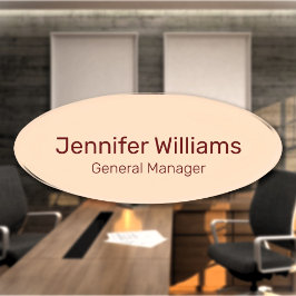 Individuelle Name Jobbezeichnung Mitarbeiter Namenschild