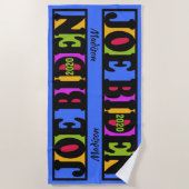 Individuelle Name JOE BIDEN 2020 Strandhandtuch (Vorderseite)