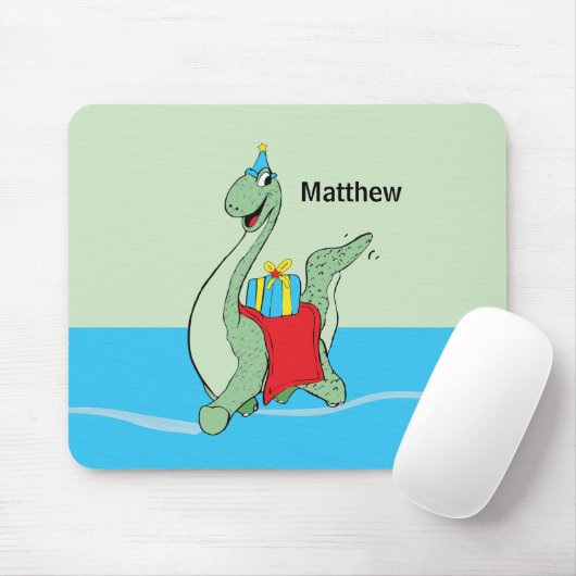 Individuelle Name, Junge, Geburtstag, Dinosaurier Mousepad (Mit Mouse)