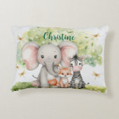 Individuelle Name Jungle Animals Dragonfly Dekokissen (Rückseite)