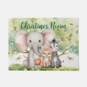 Individuelle Name Jungle Animals Dragonfly Fußmatte (Vorderseite)