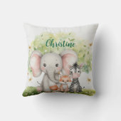 Individuelle Name Jungle Animals Dragonfly Kissen (Rückseite)