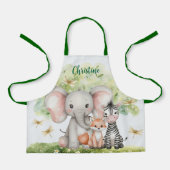 Individuelle Name Jungle Animals Dragonfly Schürze (Vorderseite)