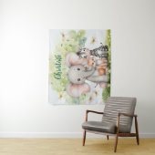 Individuelle Name Jungle Animals Dragonfly Wandteppich (Beispiel)