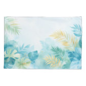 Individuelle Name Jungle Baby Zebra Giraffe und Ti Kissenbezug (Rückseite)