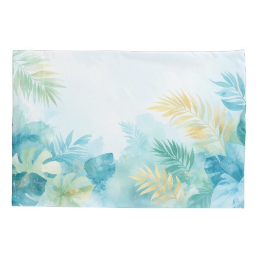 Individuelle Name Jungle Baby Zebra Giraffe und Ti Kissenbezug (Rückseite)