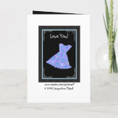 INDIVIDUELLE NAME Junior Bridesmaid PERWINKLE BLUE Einladung (Rückseite)