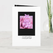 Individuelle Name Junior Bridesmaid PINK Flower Dr Einladung (Rückseite)