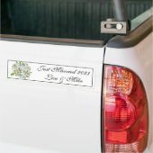 Individuelle Name Just Married Autoaufkleber (Auf Lkw)