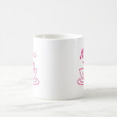 Individuelle Name Kaffeemaschine Tasse mit Rosa Lo (Mittel)