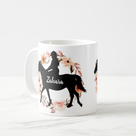Individuelle Name  Kaffeepause Tasse (Vorderseite Links)