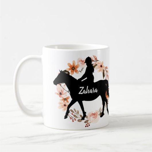 Individuelle Name  Kaffeepause Tasse (Links)