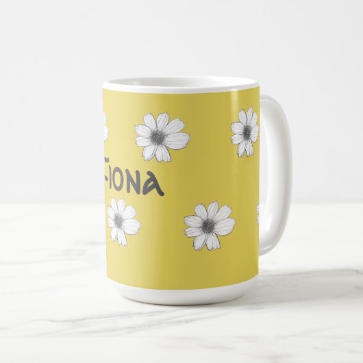 Individuelle Name Kaffeetasse (VorderseiteRechts)