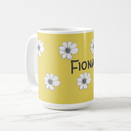 Individuelle Name Kaffeetasse (Vorderseite Links)