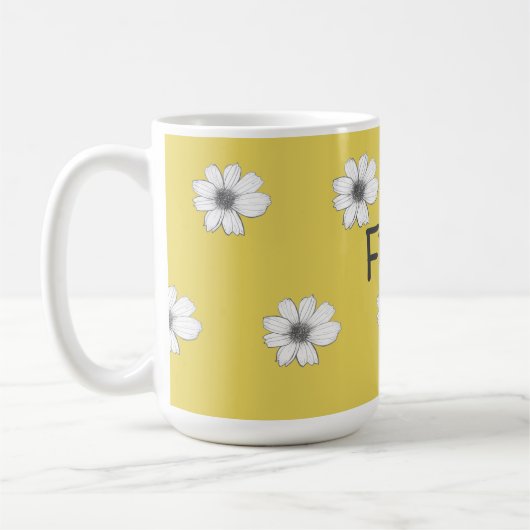 Individuelle Name Kaffeetasse (Links)