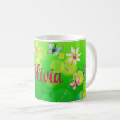 Individuelle Name Kaffeetasse (VorderseiteRechts)