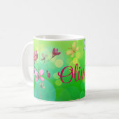 Individuelle Name Kaffeetasse (Vorderseite Links)