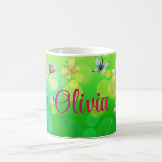 Individuelle Name Kaffeetasse (Mittel)