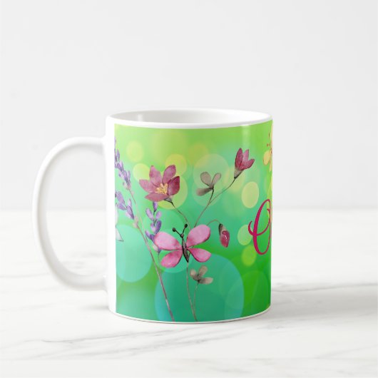 Individuelle Name Kaffeetasse (Links)