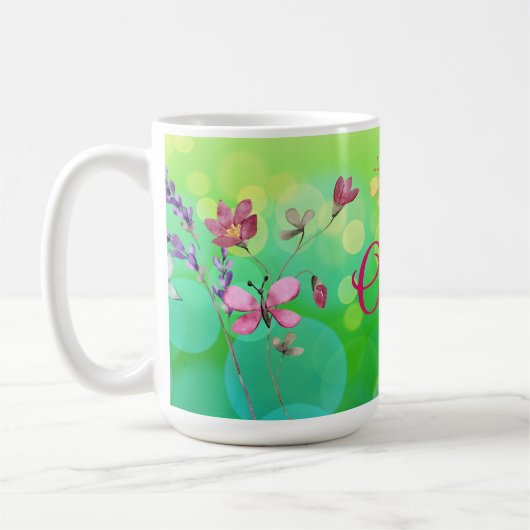 Individuelle Name Kaffeetasse (Links)