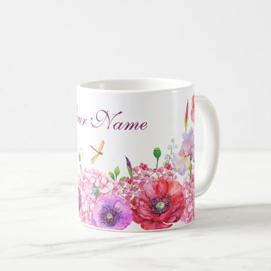 Individuelle Name Kaffeetasse (VorderseiteRechts)