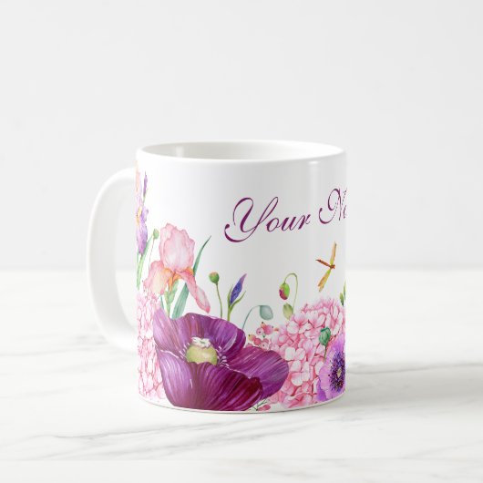 Individuelle Name Kaffeetasse (Vorderseite Links)