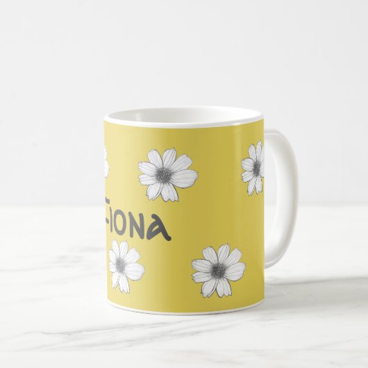 Individuelle Name Kaffeetasse (VorderseiteRechts)
