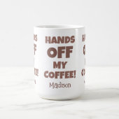 Individuelle Name-Kaffeewarnung Kaffeetasse (Mittel)