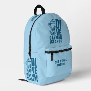 Individuelle Name Kaimaninseln Tauchen Bedruckter Rucksack