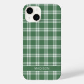 Individuelle Name Kariert / Tartan Muster Case-Mate iPhone Hülle (Rückseite)