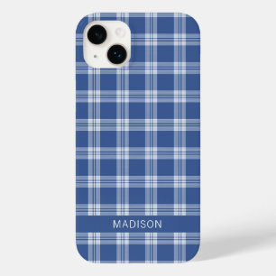 Individuelle Name Kariert / Tartan Muster Case-Mate iPhone 14 Plus Hülle