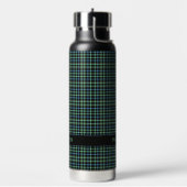 Individuelle Name Kariert / Tartan Muster Trinkflasche (Links)