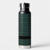 Individuelle Name Kariert / Tartan Muster Trinkflasche (rechts)