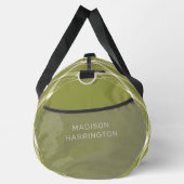 Individuelle Name Kariertes Muster Duffle Bag (Rechts)