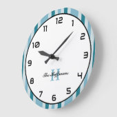 Individuelle Name Kastenartige runde Wall-Clock-St Große Wanduhr (Winkel)