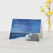 Individuelle Name Katholischer Priester Vatertag Karte (Gelbe Blume)