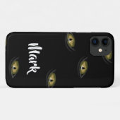 Individuelle Name Katzenaugen Case-Mate iPhone Hülle (Rückseite (Horizontal))