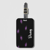 Individuelle Name Katzenaugen Gepäckanhänger (Vorderseite Vertikal)