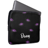 Individuelle Name Katzenaugen Laptopschutzhülle (Vorne Rechts)