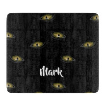 Individuelle Name Katzenaugen schwarz