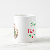 Individuelle Name Katzenkätzchen Rot Schokolade Kaffeetasse (Mittel)