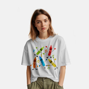 Individuelle Name Kawaii Tanzkrabbe Lehrer T-Shirt