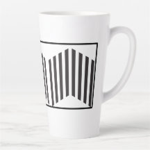 Individuelle Name Keramik Kaffeecup mit modernem D