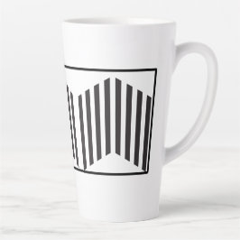 Individuelle Name Keramik Kaffeecup mit modernem D Milchtasse